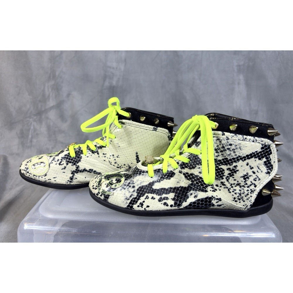 Melody Ehsani x Reebok LOVE Sneakers Women's 7 Python Spiked Studs Sample NWOT
